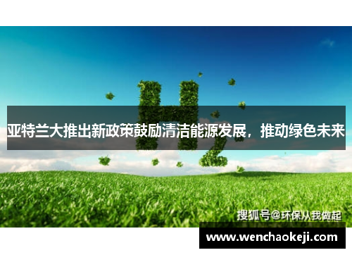 亚特兰大推出新政策鼓励清洁能源发展，推动绿色未来